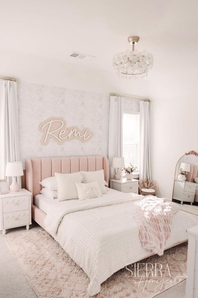 girls bedroom makeover - sierra honeycutt